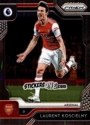 Sticker Laurent Koscielny - English Premier League 2019-2020. Prizm. Breakaway version n. 123 - Panini