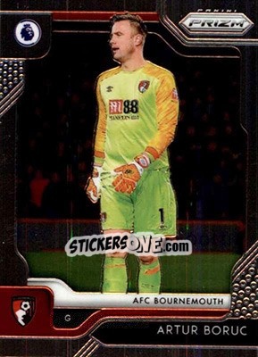 Sticker Artur Boruc - English Premier League 2019-2020. Prizm. Breakaway version n. 136 - Panini
