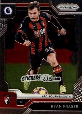 Sticker Ryan Fraser - English Premier League 2019-2020. Prizm. Breakaway version n. 143 - Panini