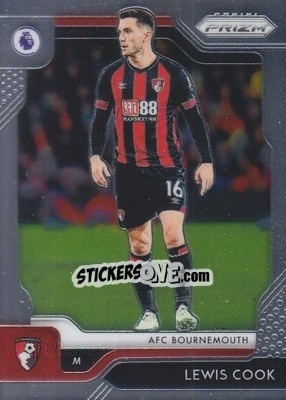 Sticker Lewis Cook - English Premier League 2019-2020. Prizm. Breakaway version n. 146 - Panini