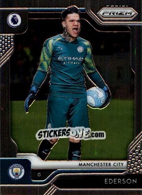 Sticker Ederson - English Premier League 2019-2020. Prizm. Breakaway version n. 150 - Panini