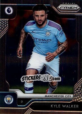 Sticker Kyle Walker - English Premier League 2019-2020. Prizm. Breakaway version n. 151 - Panini