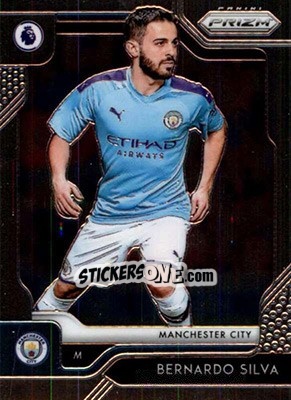 Sticker Bernardo Silva - English Premier League 2019-2020. Prizm. Breakaway version - Panini