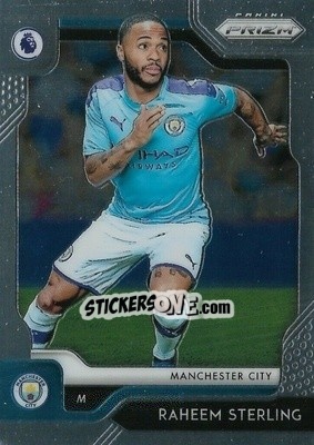 Sticker Raheem Sterling - English Premier League 2019-2020. Prizm. Breakaway version n. 162 - Panini