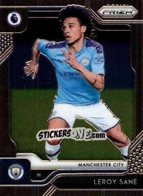 Cromo Leroy Sane - English Premier League 2019-2020. Prizm. Breakaway version - Panini