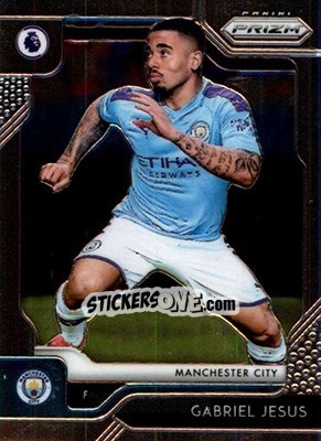 Sticker Gabriel Jesus - English Premier League 2019-2020. Prizm. Breakaway version n. 167 - Panini