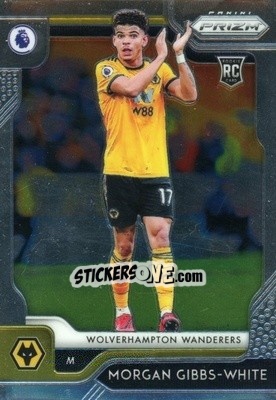 Sticker Morgan Gibbs-White - English Premier League 2019-2020. Prizm. Breakaway version n. 177 - Panini