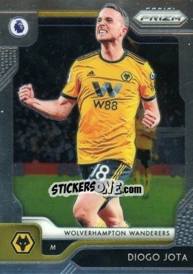 Sticker Diogo Jota - English Premier League 2019-2020. Prizm. Breakaway version - Panini