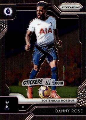 Sticker Danny Rose - English Premier League 2019-2020. Prizm. Breakaway version n. 186 - Panini