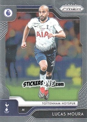 Sticker Lucas Moura - English Premier League 2019-2020. Prizm. Breakaway version n. 194 - Panini