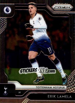 Sticker Erik Lamela - English Premier League 2019-2020. Prizm. Breakaway version n. 197 - Panini