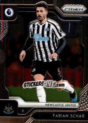 Sticker Fabian Schar - English Premier League 2019-2020. Prizm. Breakaway version n. 202 - Panini