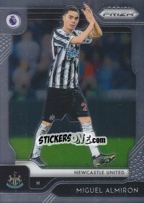 Sticker Miguel Almiron - English Premier League 2019-2020. Prizm. Breakaway version n. 211 - Panini