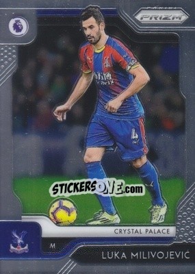 Sticker Luka Milivojevic - English Premier League 2019-2020. Prizm. Breakaway version n. 221 - Panini