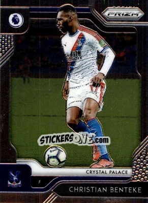 Sticker Christian Benteke - English Premier League 2019-2020. Prizm. Breakaway version - Panini