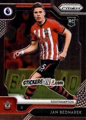 Sticker Jan Bednarek - English Premier League 2019-2020. Prizm. Breakaway version n. 240 - Panini