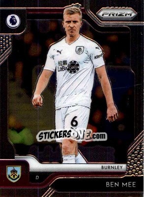 Sticker Ben Mee - English Premier League 2019-2020. Prizm. Breakaway version n. 242 - Panini