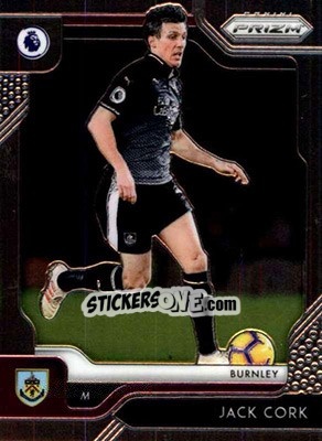 Sticker Jack Cork - English Premier League 2019-2020. Prizm. Breakaway version - Panini