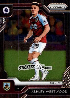 Sticker Ashley Westwood - English Premier League 2019-2020. Prizm. Breakaway version n. 245 - Panini