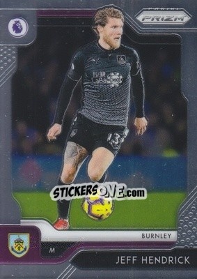 Sticker Jeff Hendrick - English Premier League 2019-2020. Prizm. Breakaway version - Panini