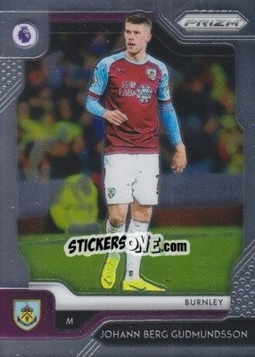 Sticker Johann Berg Gudmundsson - English Premier League 2019-2020. Prizm. Breakaway version n. 249 - Panini
