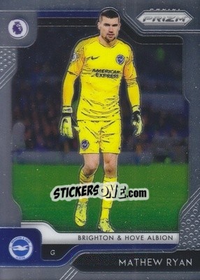 Sticker Mathew Ryan - English Premier League 2019-2020. Prizm. Breakaway version n. 253 - Panini