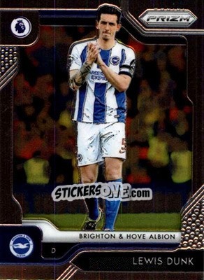 Sticker Lewis Dunk - English Premier League 2019-2020. Prizm. Breakaway version n. 254 - Panini
