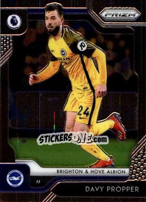Sticker Davy Propper - English Premier League 2019-2020. Prizm. Breakaway version n. 257 - Panini