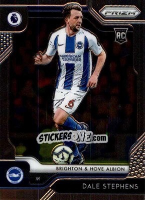 Sticker Dale Stephens - English Premier League 2019-2020. Prizm. Breakaway version n. 261 - Panini