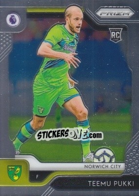 Sticker Teemu Pukki - English Premier League 2019-2020. Prizm. Breakaway version n. 288 - Panini
