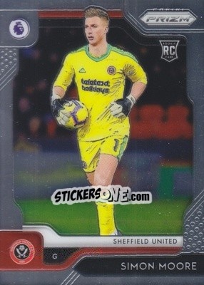 Sticker Simon Moore - English Premier League 2019-2020. Prizm. Breakaway version - Panini