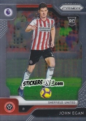 Sticker John Egan - English Premier League 2019-2020. Prizm. Breakaway version n. 291 - Panini