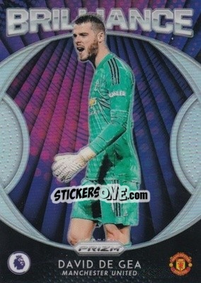 Sticker David de Gea - English Premier League 2019-2020. Prizm. Breakaway version n. b-5 - Panini