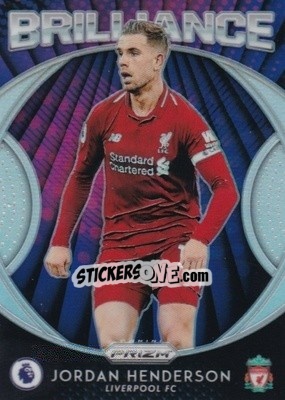 Sticker Jordan Henderson - English Premier League 2019-2020. Prizm. Breakaway version n. b-14 - Panini