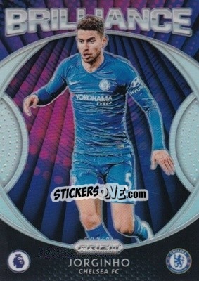 Sticker Jorginho - English Premier League 2019-2020. Prizm. Breakaway version n. b-15 - Panini