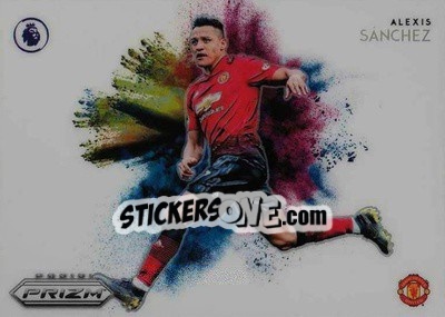 Sticker Alexis Sanchez - English Premier League 2019-2020. Prizm. Breakaway version n. cb1 - Panini