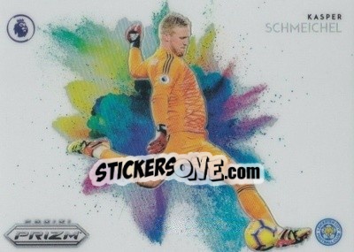 Sticker Kasper Schmeichel - English Premier League 2019-2020. Prizm. Breakaway version n. cb5 - Panini