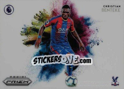 Sticker Christian Benteke - English Premier League 2019-2020. Prizm. Breakaway version n. cb13 - Panini