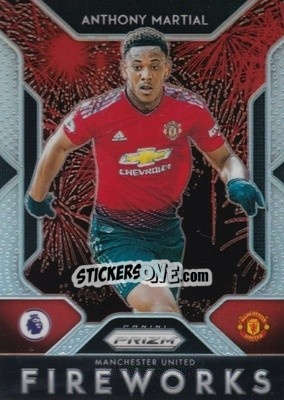 Sticker Anthony Martial - English Premier League 2019-2020. Prizm. Breakaway version n. f10 - Panini