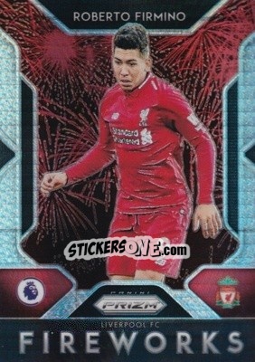 Sticker Roberto Firmino - English Premier League 2019-2020. Prizm. Breakaway version n. f12 - Panini