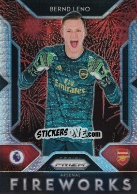 Sticker Bernd Leno - English Premier League 2019-2020. Prizm. Breakaway version n. f13 - Panini
