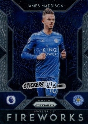 Sticker James Maddison - English Premier League 2019-2020. Prizm. Breakaway version n. f16 - Panini