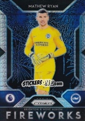 Sticker Mathew Ryan - English Premier League 2019-2020. Prizm. Breakaway version n. f20 - Panini