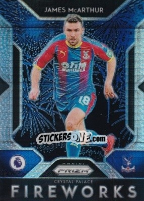 Sticker James McArthur - English Premier League 2019-2020. Prizm. Breakaway version n. f21 - Panini