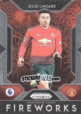 Sticker Jesse Lingard - English Premier League 2019-2020. Prizm. Breakaway version n. f22 - Panini