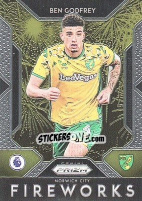 Sticker Ben Godfrey - English Premier League 2019-2020. Prizm. Breakaway version n. f24 - Panini