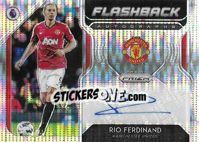 Sticker Rio Ferdinand - English Premier League 2019-2020. Prizm. Breakaway version - Panini