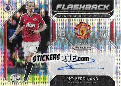 Sticker Rio Ferdinand - English Premier League 2019-2020. Prizm. Breakaway version n. fba1 - Panini