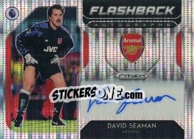 Sticker David Seaman - English Premier League 2019-2020. Prizm. Breakaway version n. fba5 - Panini