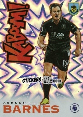 Sticker Ashley Barnes - English Premier League 2019-2020. Prizm. Breakaway version n. k4 - Panini